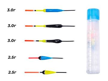 Набор полиуретановых поплавков  Salmo PU ЛЕЩ в тубусе 5шт. индивидуальная упаковка