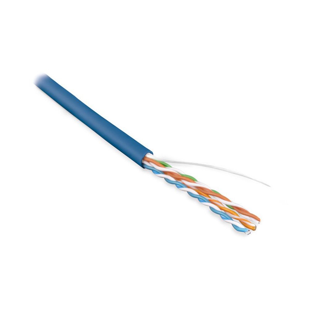 UUTP4-C5E-S24-IN-LSZH-BL-100 U/UTP кат.5е, 4 пары, 0,51 LSZH нг(А)-HF кабель витая пара Hyperline
