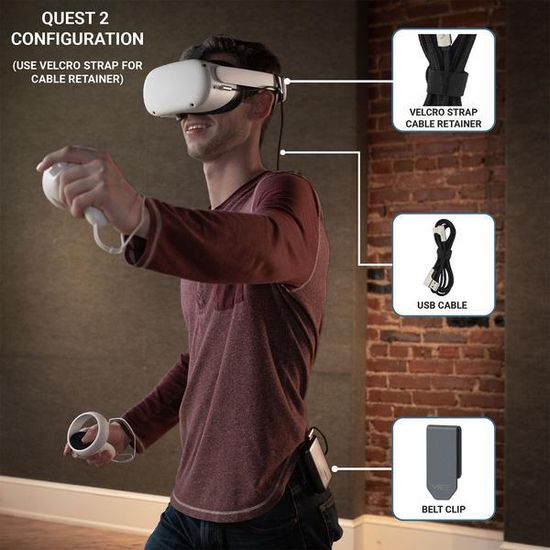 Крепление для внешних аккумуляторов Oculus Quest 1 / Quest 2