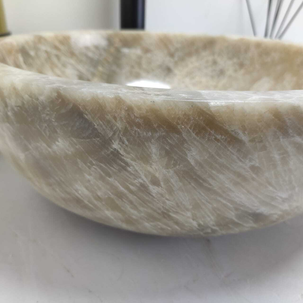 Раковина из оникса Bowl Grey TinLip BO-60582 TinLip 40*40*15