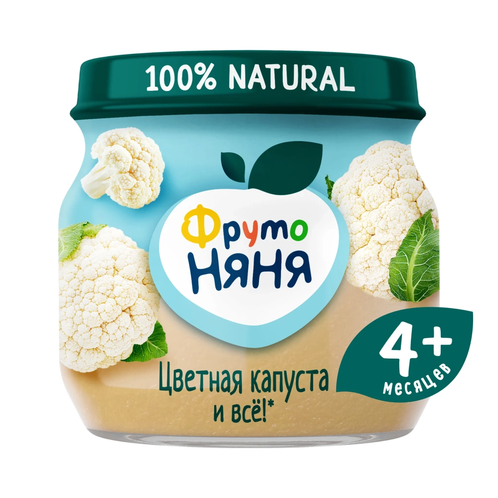 Фрутоняня пюре овощное Цветная капуста 80г с 4 месяцев