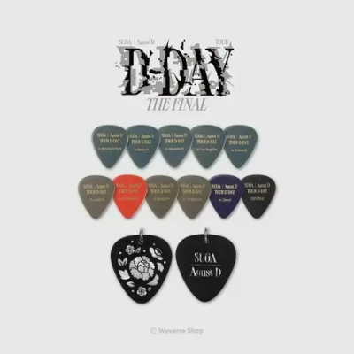 Подвеска и медиатор AGUST D TOUR GUITAR PICK