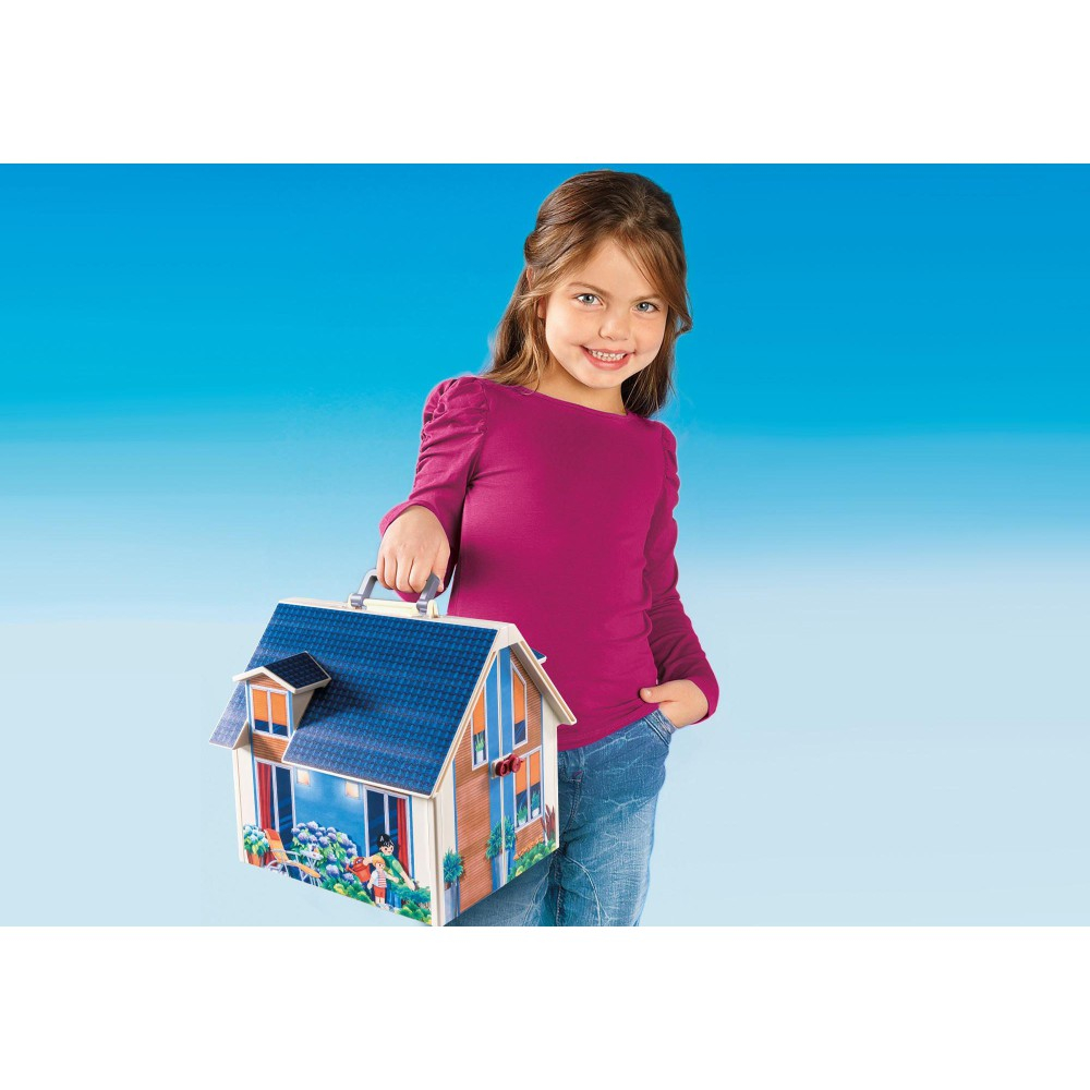 Playmobil - Портативный домик для кукол с оборудованием 70985