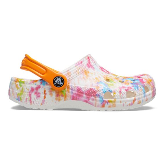 Crocs Classic Tye Dye Graphic Clog 'White'