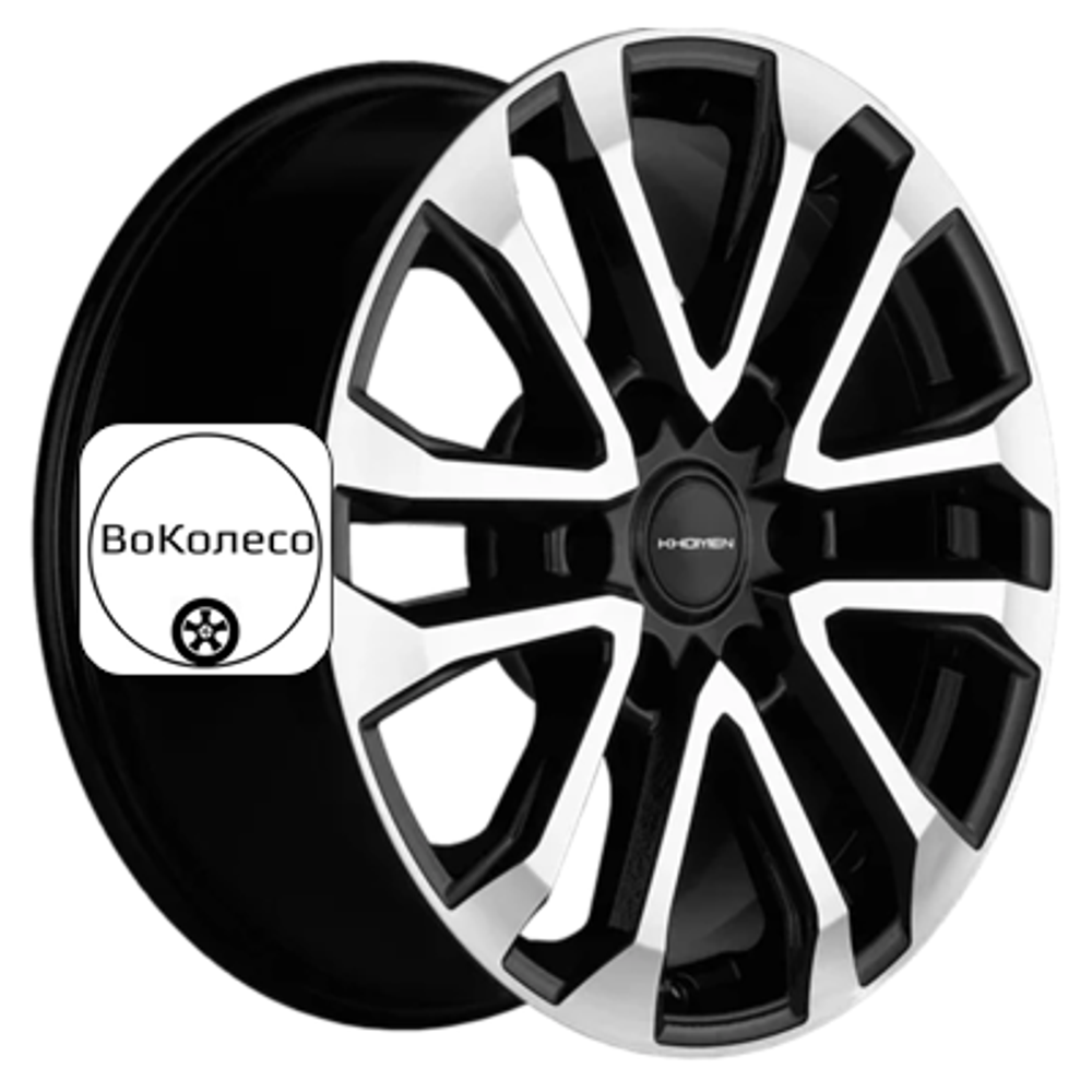 7,5x18/6x139,7 ET38 D100,1 KHW1805 (Haval H5 (new)) Black-FP Khomen Wheels