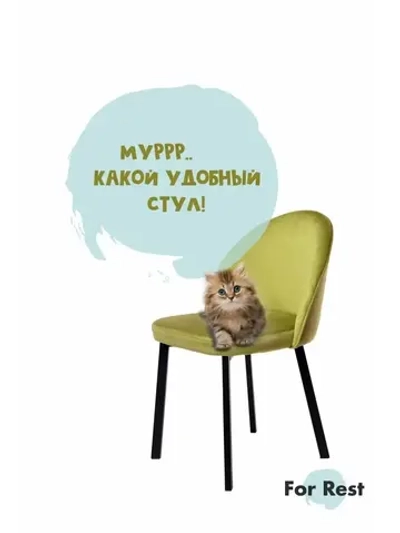 Стул 1 шт. "Мали" Антивандальная ткань, Усиленные ножки