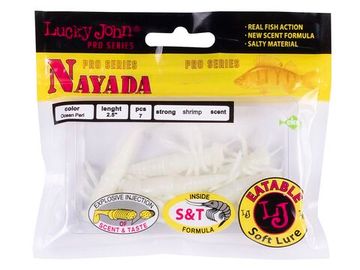 Твистеры съедобные  LJ Pro Series NAYADA 3.0in (7,62 см), цв. 033, 7 шт.