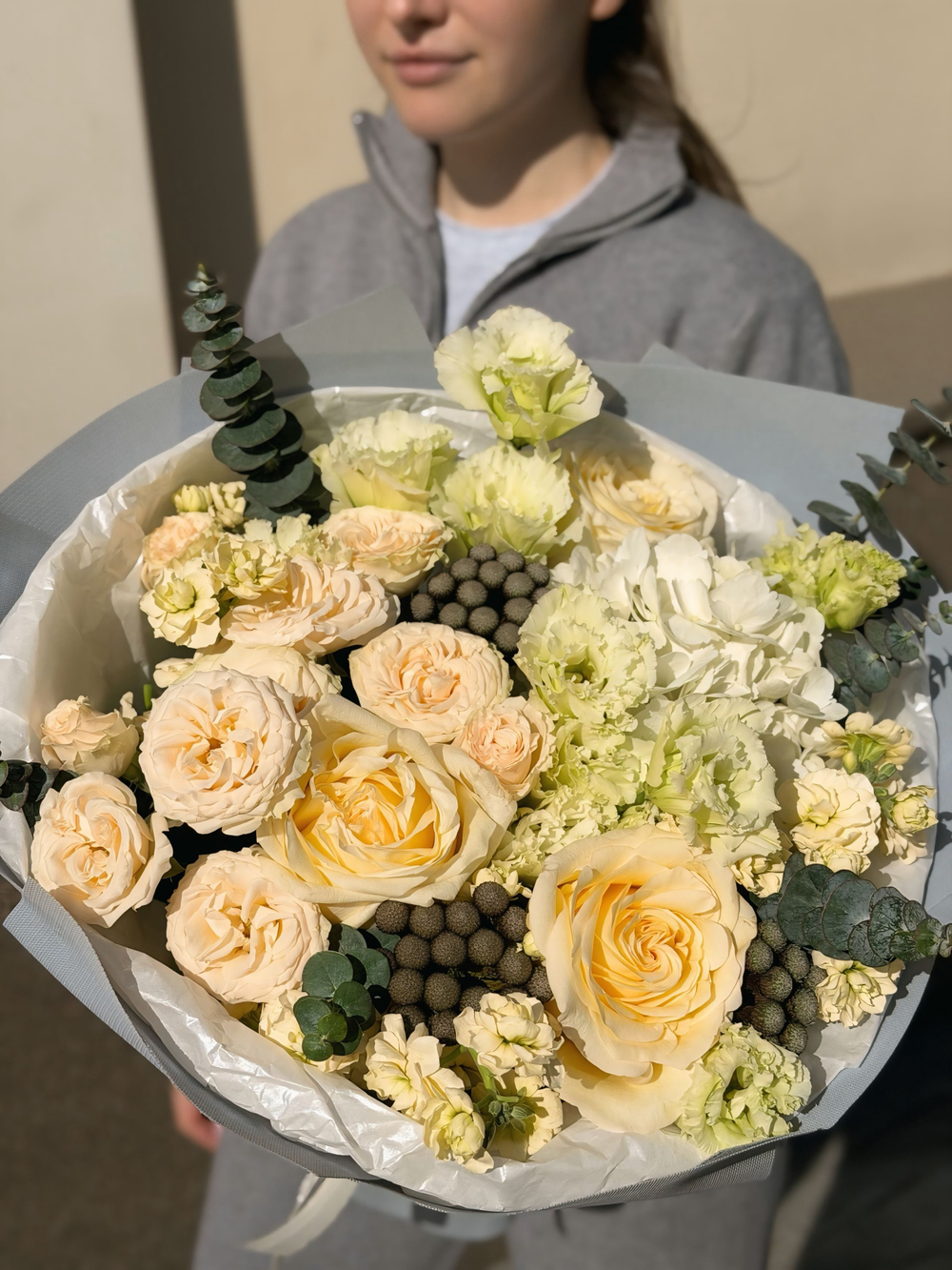 Букет "Кремовое чудо"