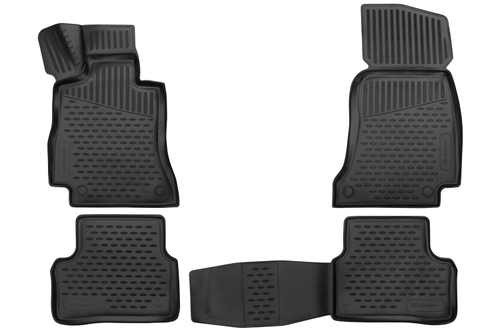 Коврики 3D в салон для MERCEDES E-Class, 2016- W213 , 4шт. (полиуретан)  AFM3D01856210K