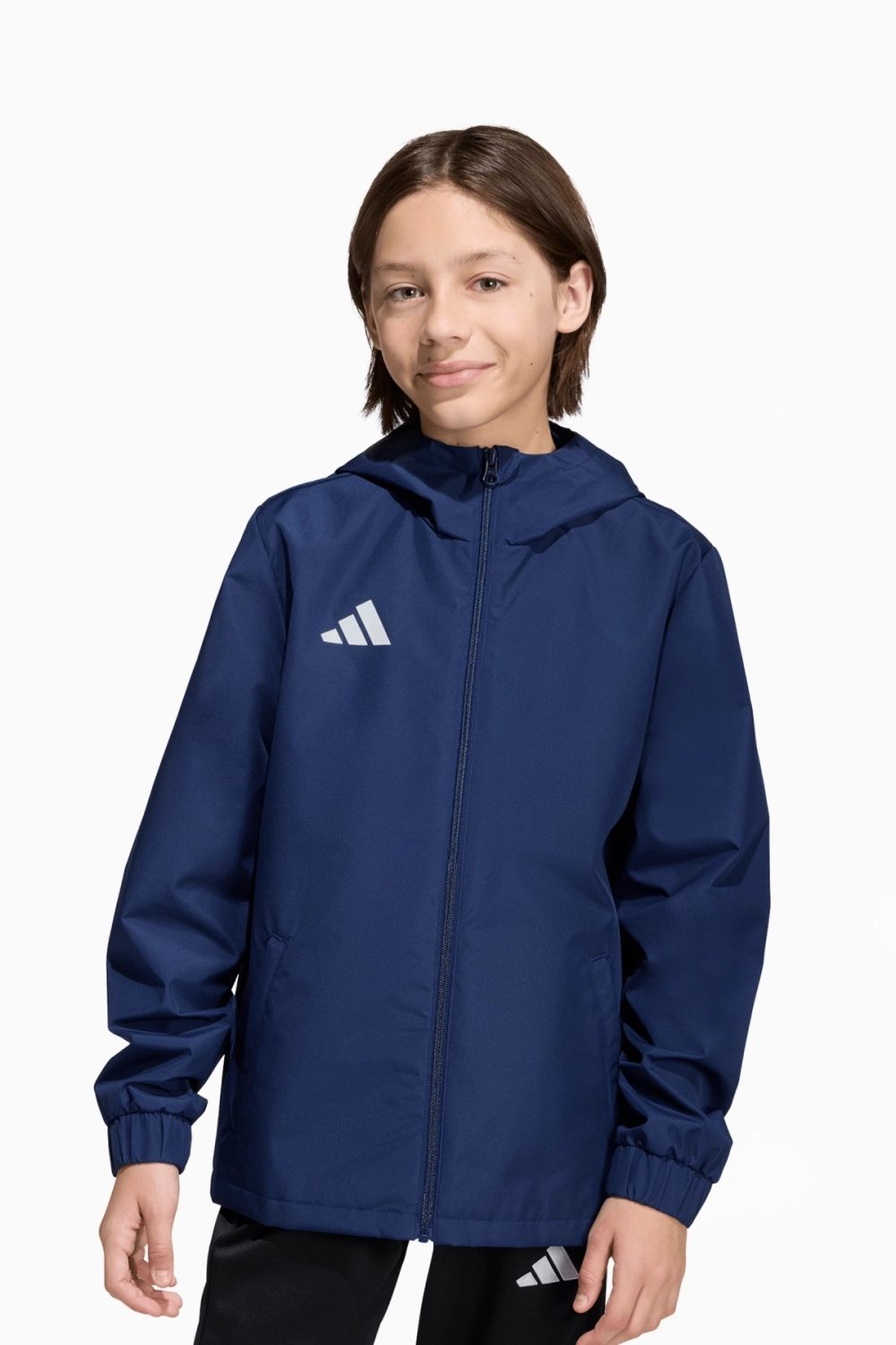 Куртка adidas Entrada 26 All Weather Junior - темно-синий