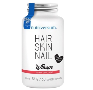 Nutriversum Hair Skin Nail 60 кап , Комплекс Волосы Кожа Ногти !!!Срок 23.06.2025