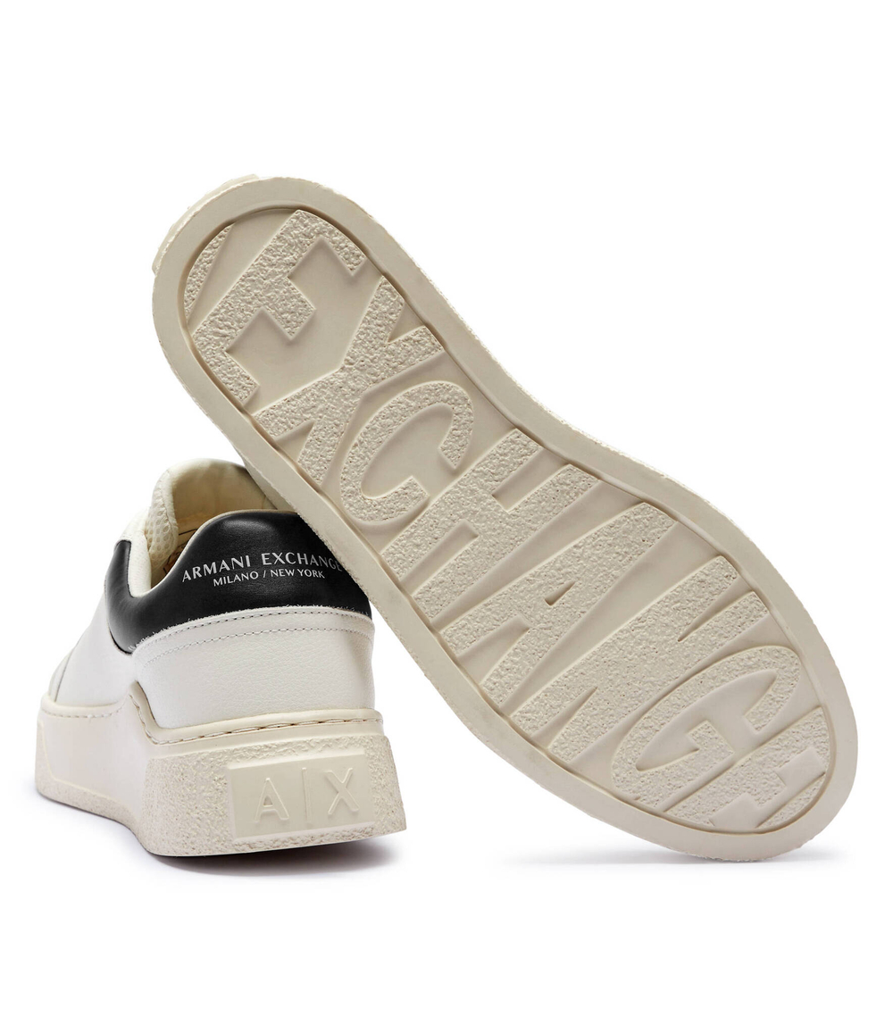 Кожаные кроссовки Armani Exchange - белый(XUX236 XV906)
