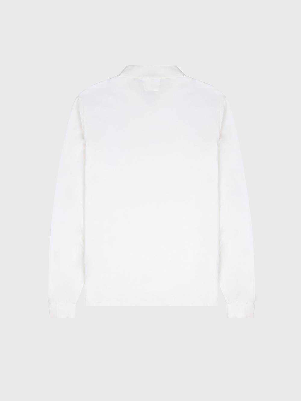 Поло с длинным рукавом C.P. Company Stretch Piquet White