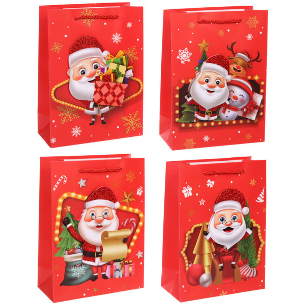 Пакет подарочный «Сказочный Дедушка» 18*24*8,5 см