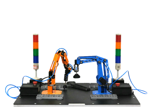 Учебный комплект изучения робототехнических ячеек