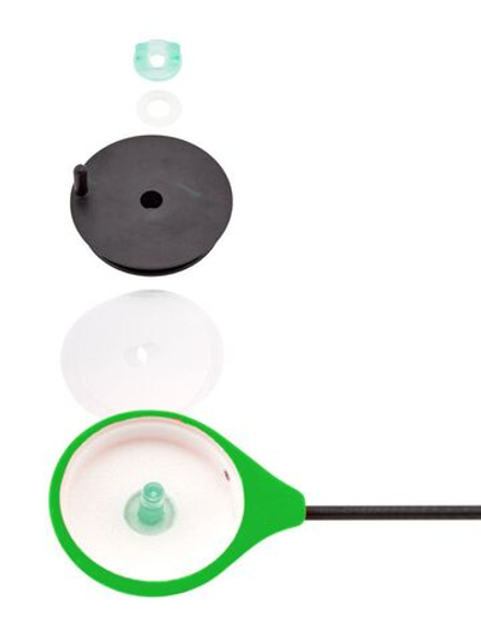 Удочка-балалайка зимняя Salmo HANDY ICE ROD 24см зеленая