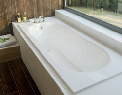 Ванна из литьевого мрамора Эстет Лаура 170х70 белая, ФР-00000678