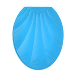 Крышка унитаза "РАКУШКА", светло-голубой, РП-812