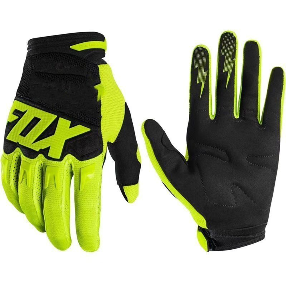 мотоперчатки кроссовые FX зелёные 2XL