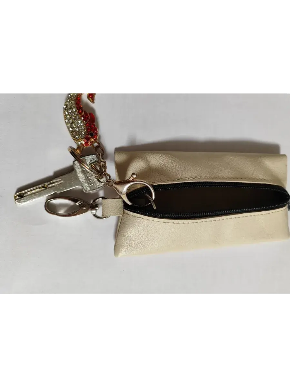 Ключница карманная из натуральной кожи