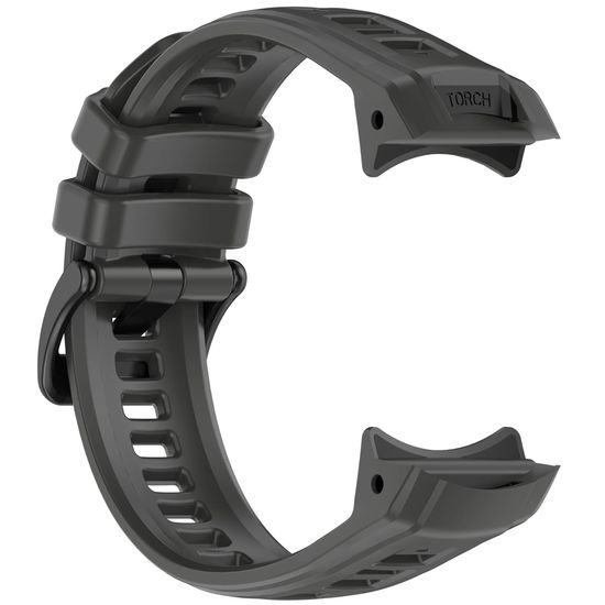Ремешок для Garmin Instinct 3(45) силиконовый ширина 22 мм оригинальное крепление (Графитовый)