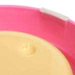 Миска пластиковая «Рыба моей мечты» 15*4см цвет желто-розовый/180мл