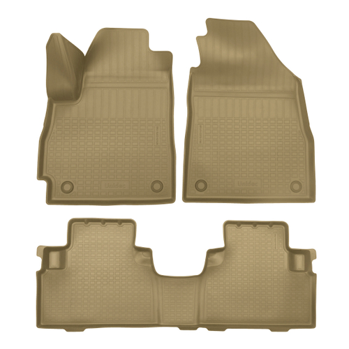 Ковры в салон Norplast/Unidec для JETOUR X70 (2020-), Бежевый, 5-ти 7-ми местный, арт.NPA11-C375-700-1-B