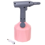 Опрыскиватель аккумуляторный 1л цвет розовый USB QW1A