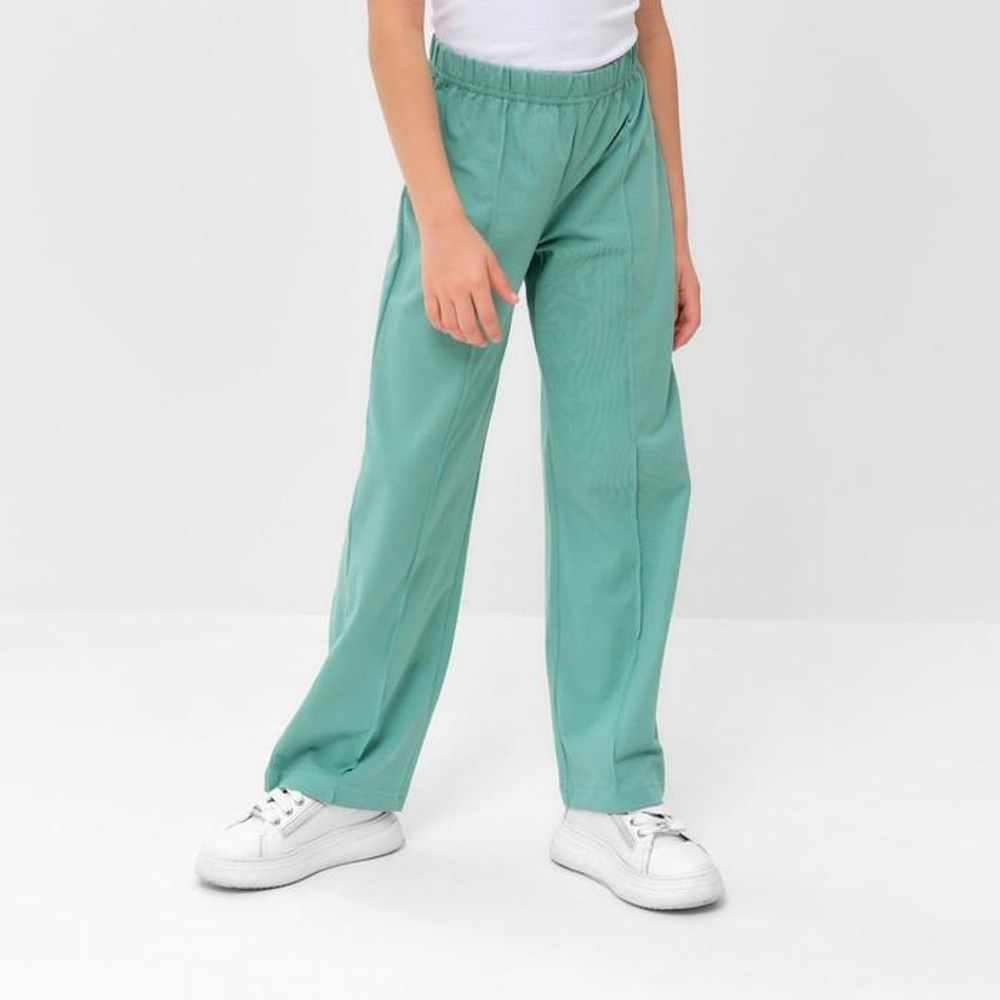 Брюки для девочек оливковый, р.104 9549453 (MINAKU)