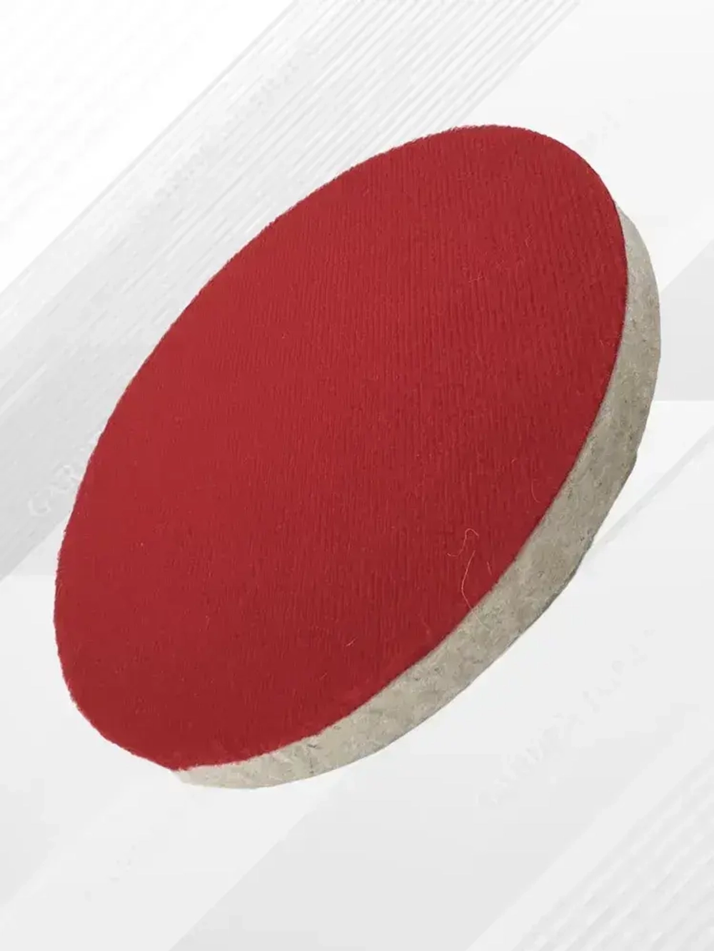 Войлочный круг для полировки под липучку 10х125 мм