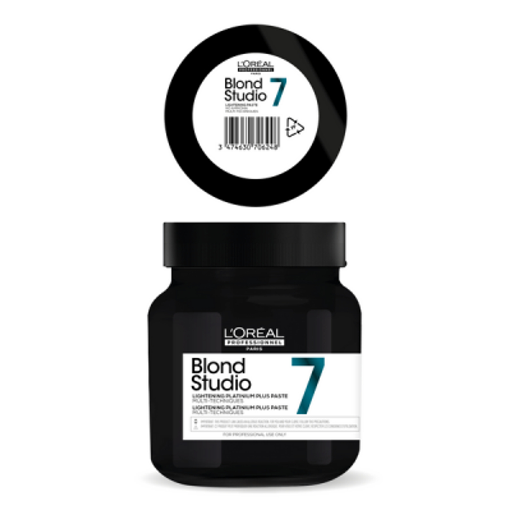 Обесцвечивающая паста L’Oreal Professionnel Blond Studio Platinium Plus 7,  500гр.