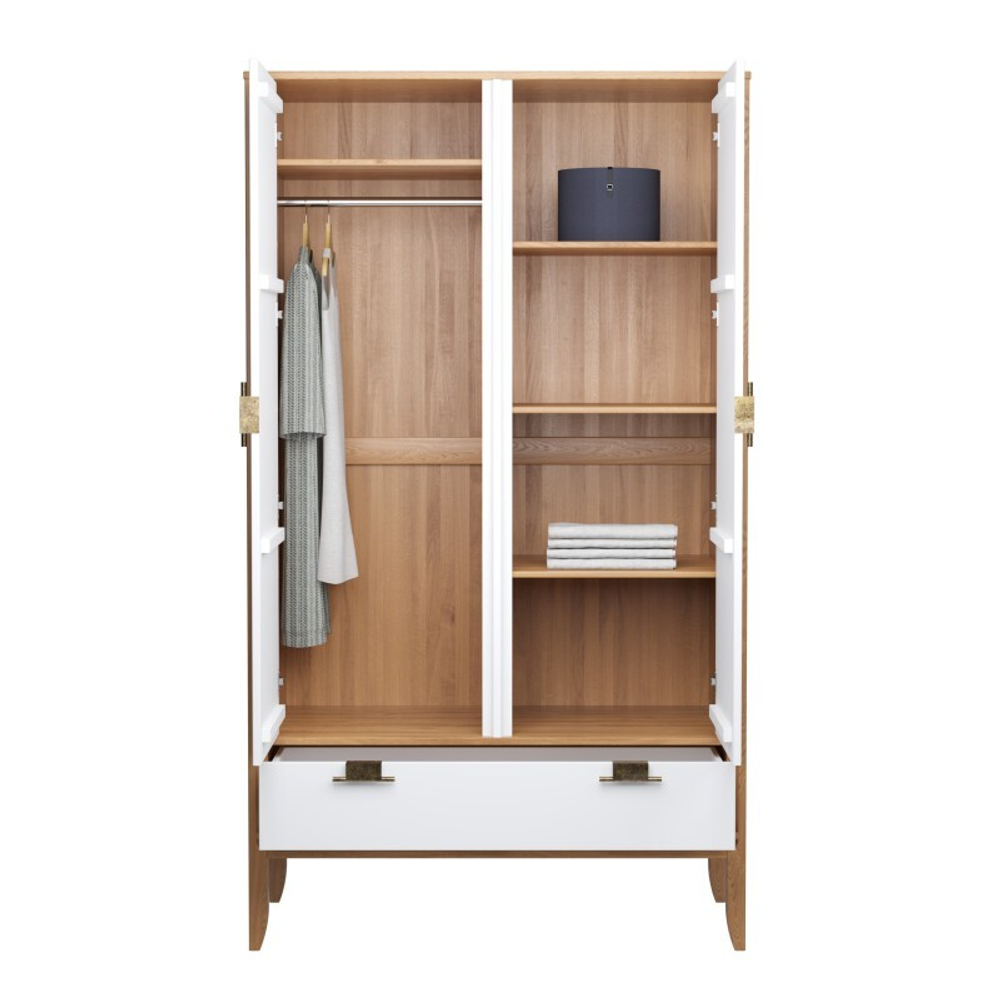 Полки встраиваемые для шкафов «Бридж» браун