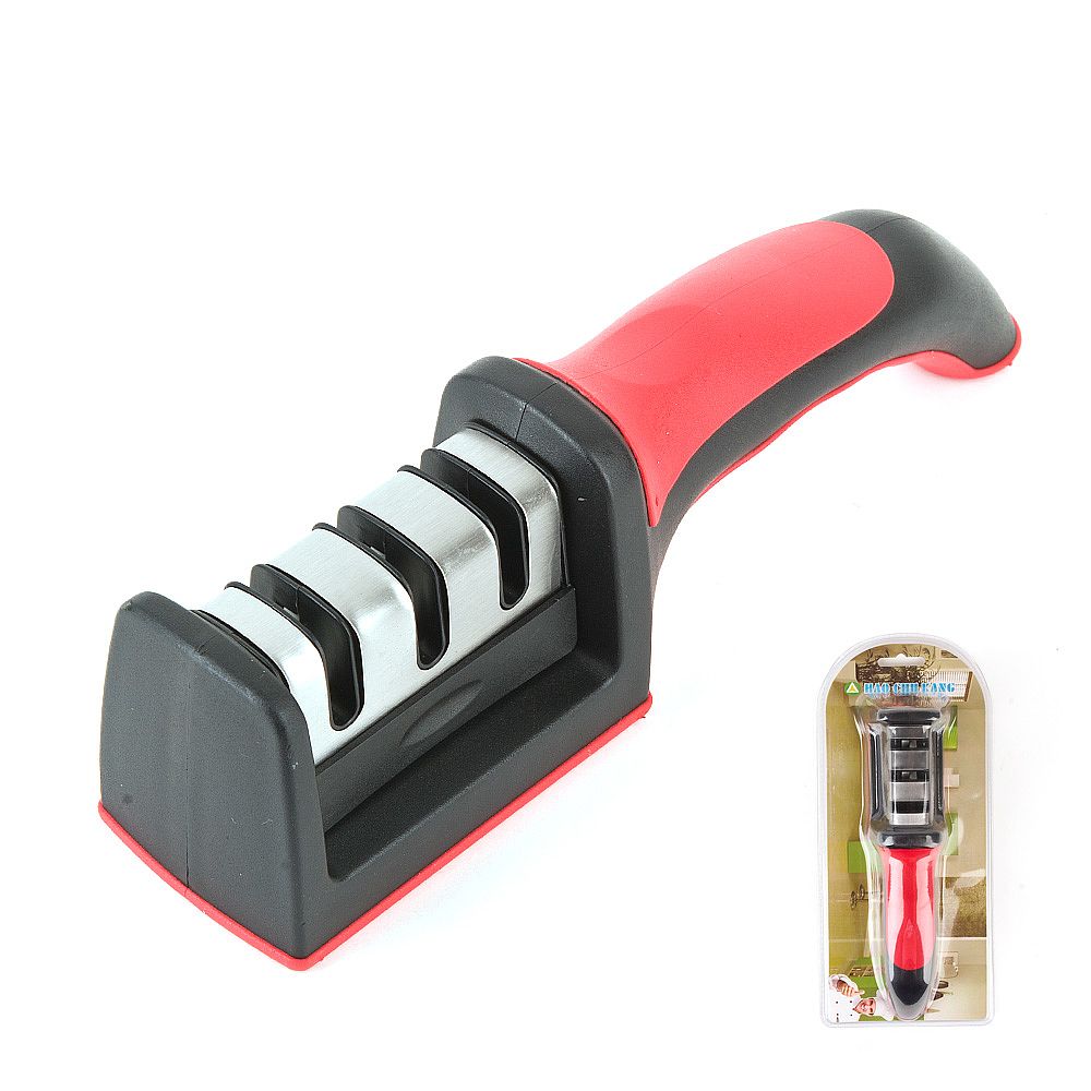 Ножеточка 3 уровня заточки 5*6*21см. (блистер)