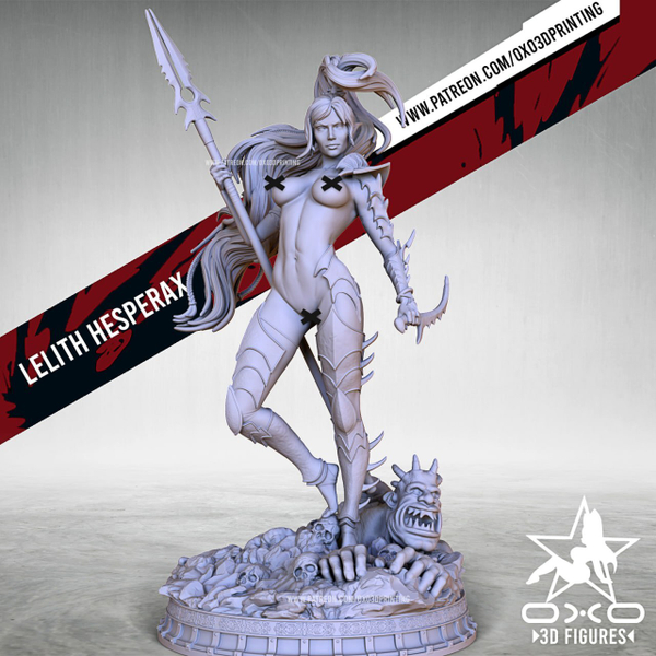 Фигурка Лелит Гесперакс Друкари Королева Ножей Тёмные эльдар Культ Распри NSFW