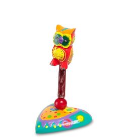 Decor and Gift 47-018 Фигурка на пружинке «Сова» (о.Бали)