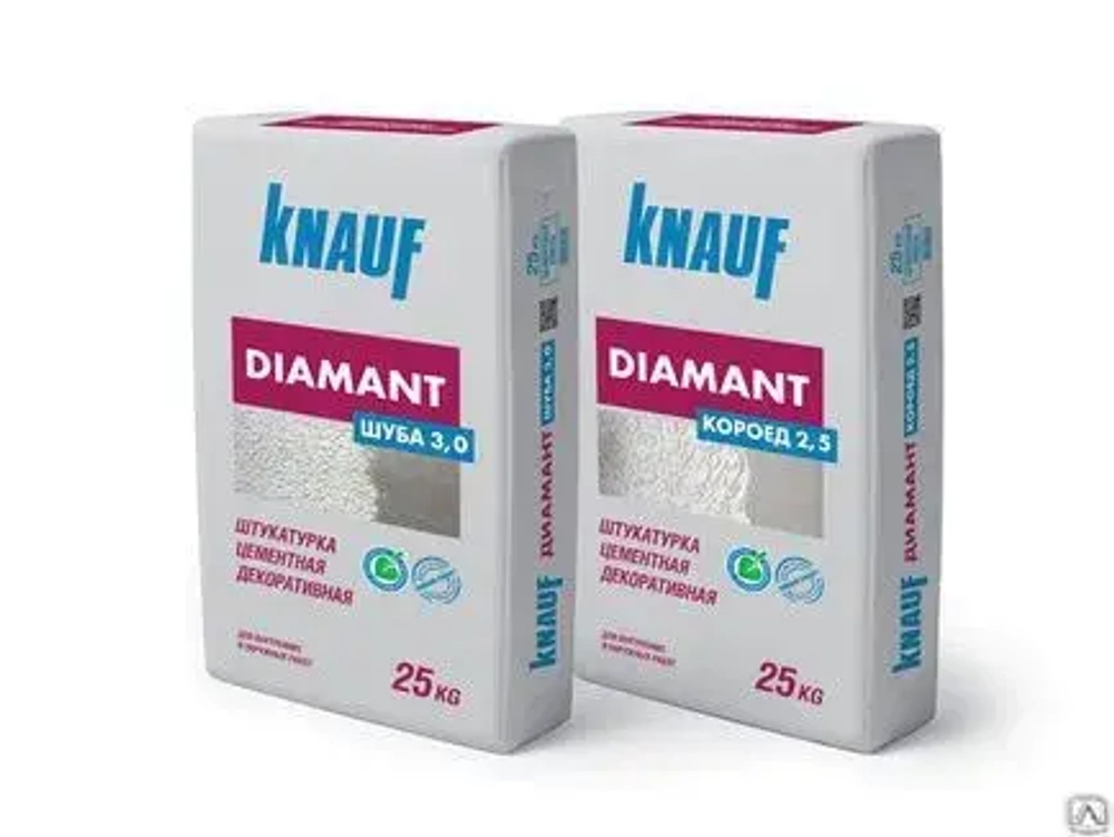 Штукатурка декоративная KNAUF DIAMANT, короед, 1,5мм, 25кг