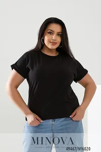 Футболка 6020-черный Minova