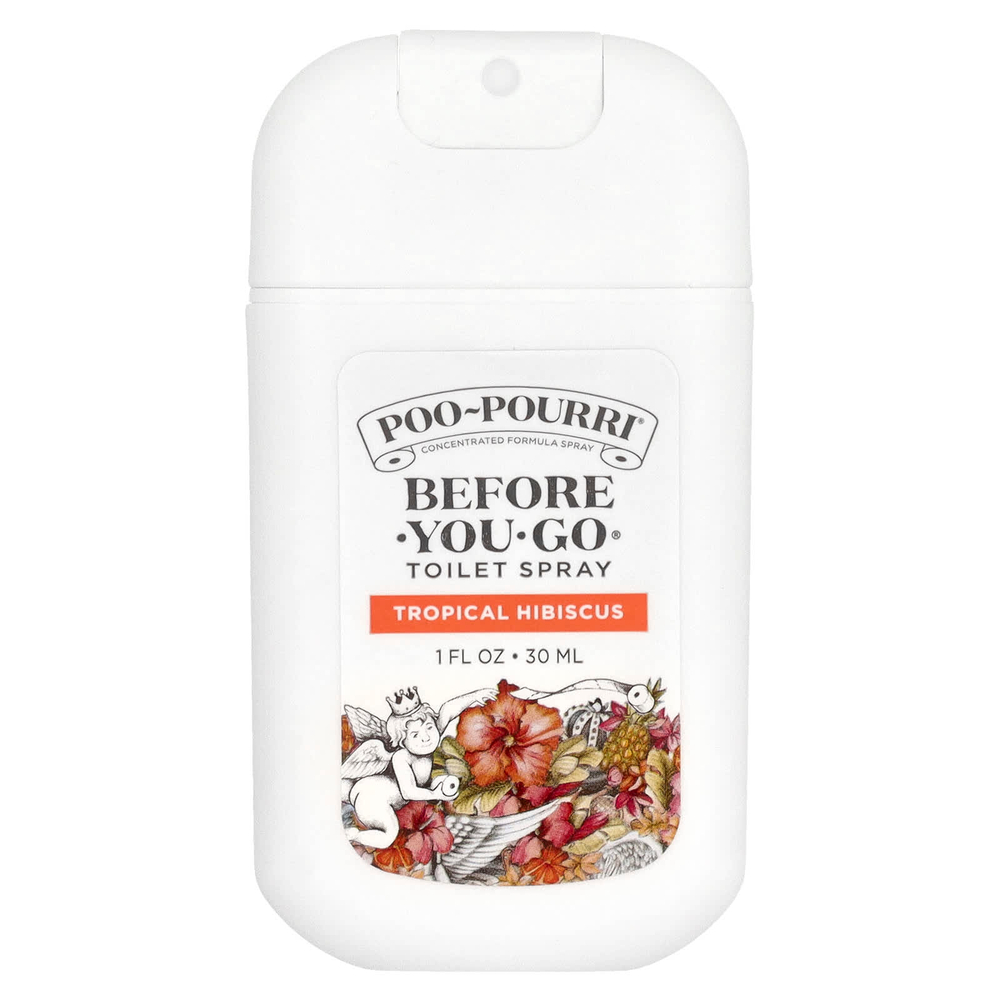 Poo-Pourri, спрей для туалета Before-You-Go®, тропический гибискус, 30 мл