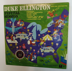Винтажная виниловая пластинка LP Duke Ellington And His Orchestra Festival Session (USA 1960)