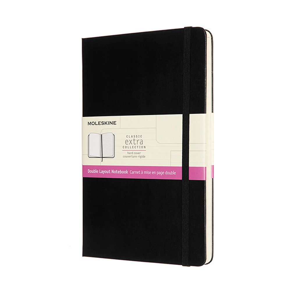 Блокнот Moleskine Double Large A5 черный (NB313HBK)