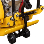 Виброплита VEKTOR VPG-70E колеса, бак, стальная база 3295