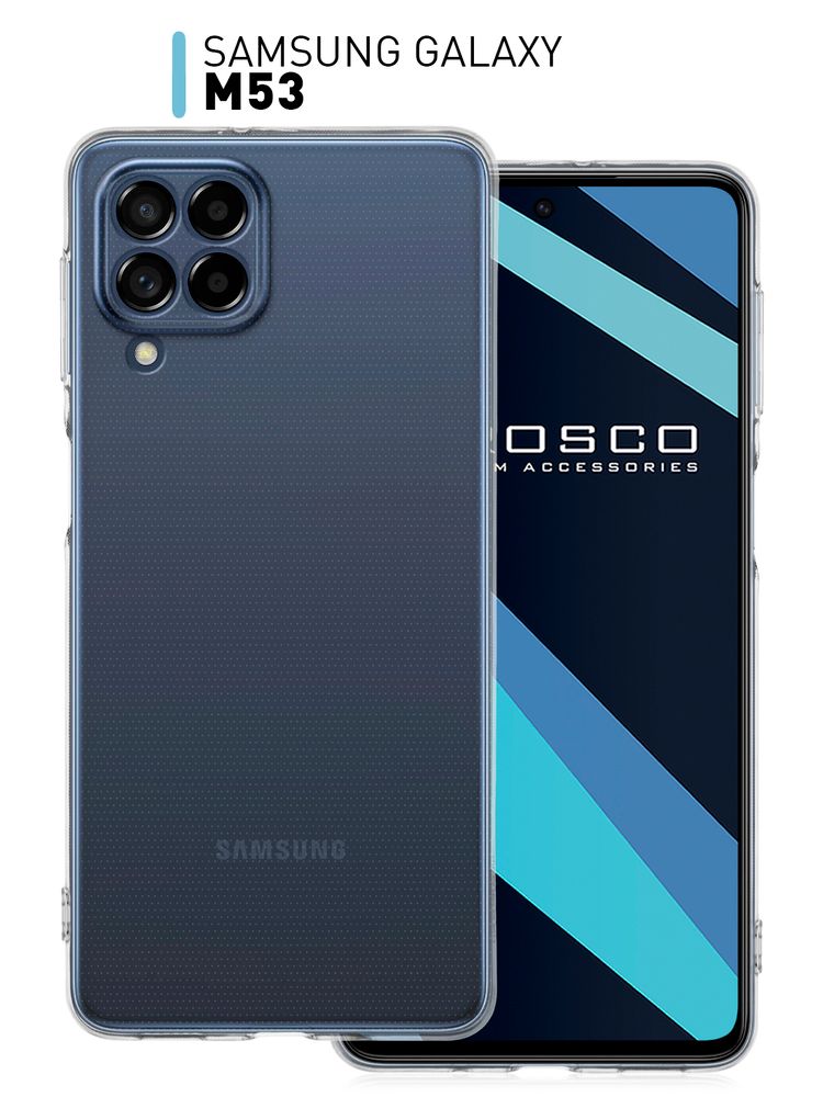 Чехол ROSCO для Samsung Galaxy M53 (арт. SS-M53-HARD-TPU-TRANSPARENT )