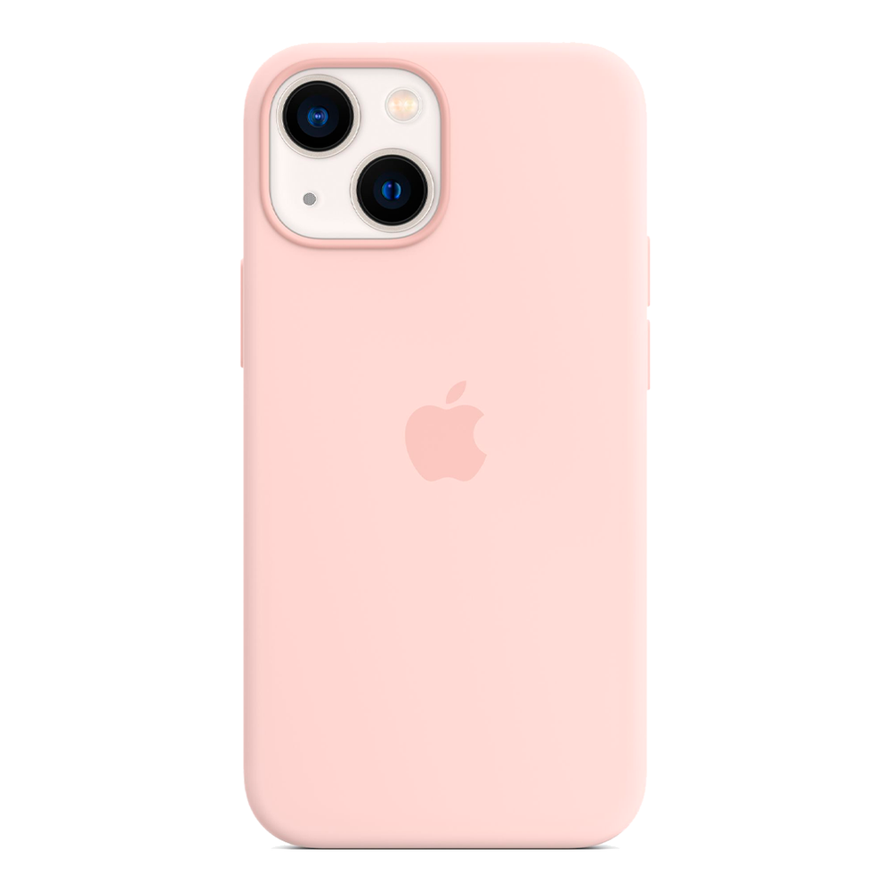 Силиконовый чехол с поддержкой MagSafe Apple Silicone Case для iPhone 13 mini, Chalk Pink (Розовый мел)