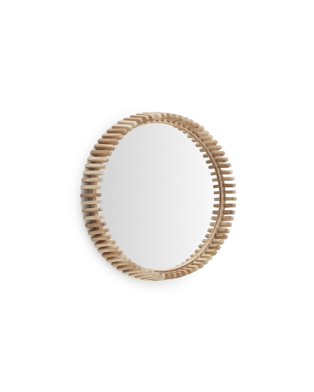 Polke Зеркало в раме из тикового дерева Ø 60