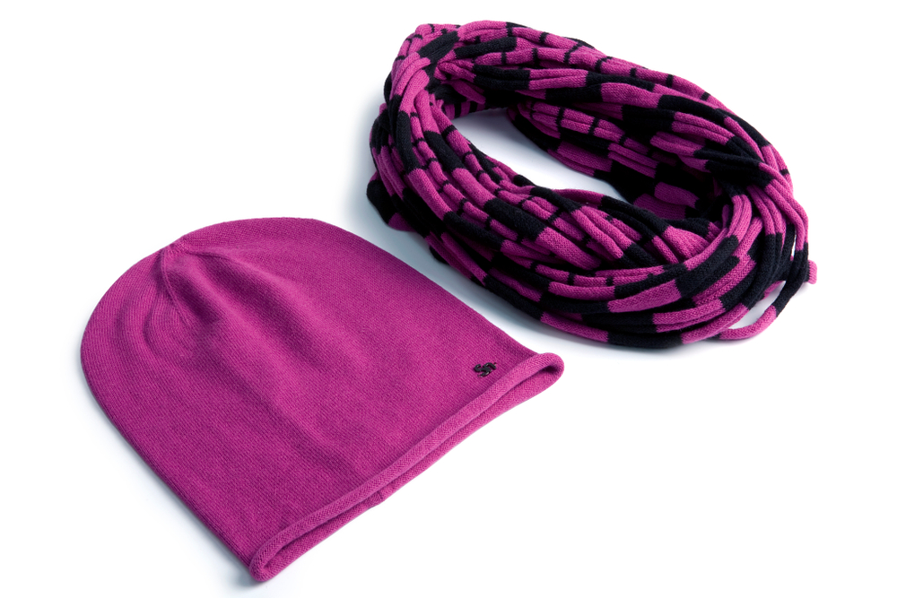 Комплект Snapp: шапка и шарф (пурпурный)