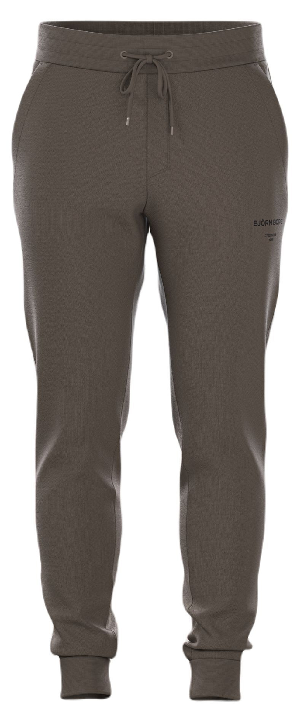 Мужские теннисные штаны Björn Borg Essential Pants - rosin