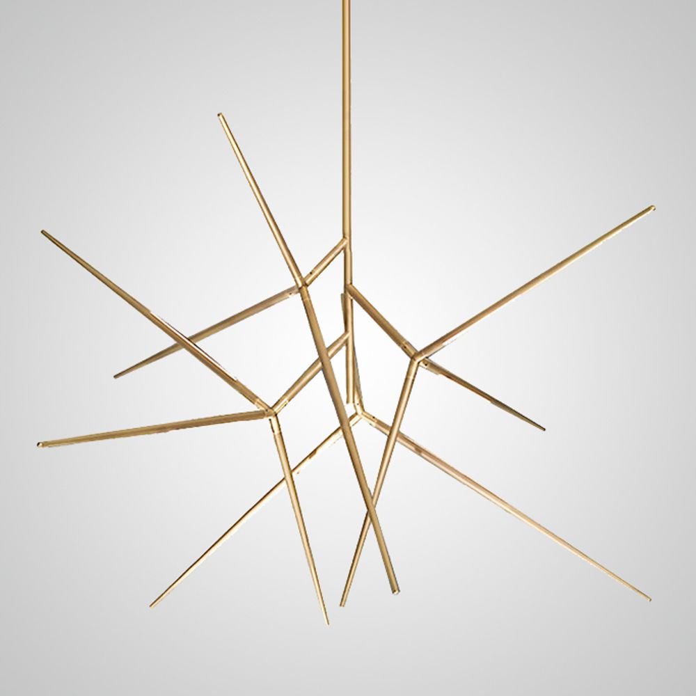 Люстра На Штанге Flask Gold By Imperiumloft