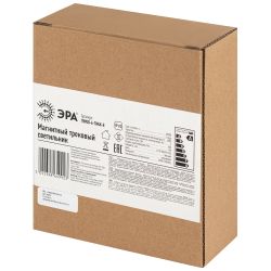 Магнитный трековый светильник ЭРА TRM20-6-7W4K BK светодиодный 7Вт 4000К черный | Магнитные трековые светильники