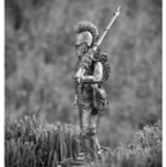 Оловянный солдатик Фузелер баварской линейной пехоты 1812 г.