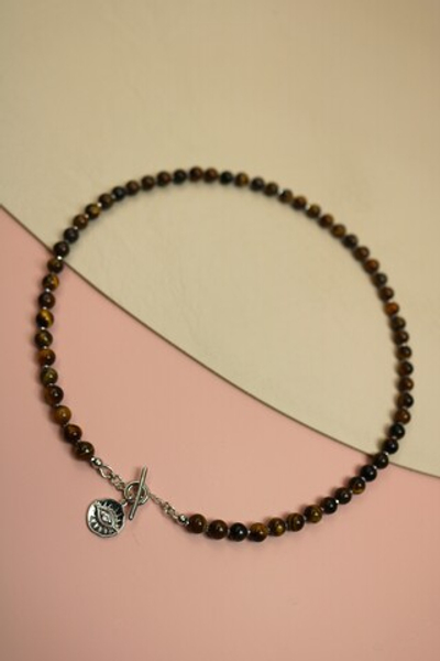 Чокер с тигровым глазом "Око тигра"